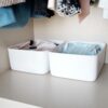 plastic storage basket