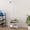 combined coat and shoe rack
