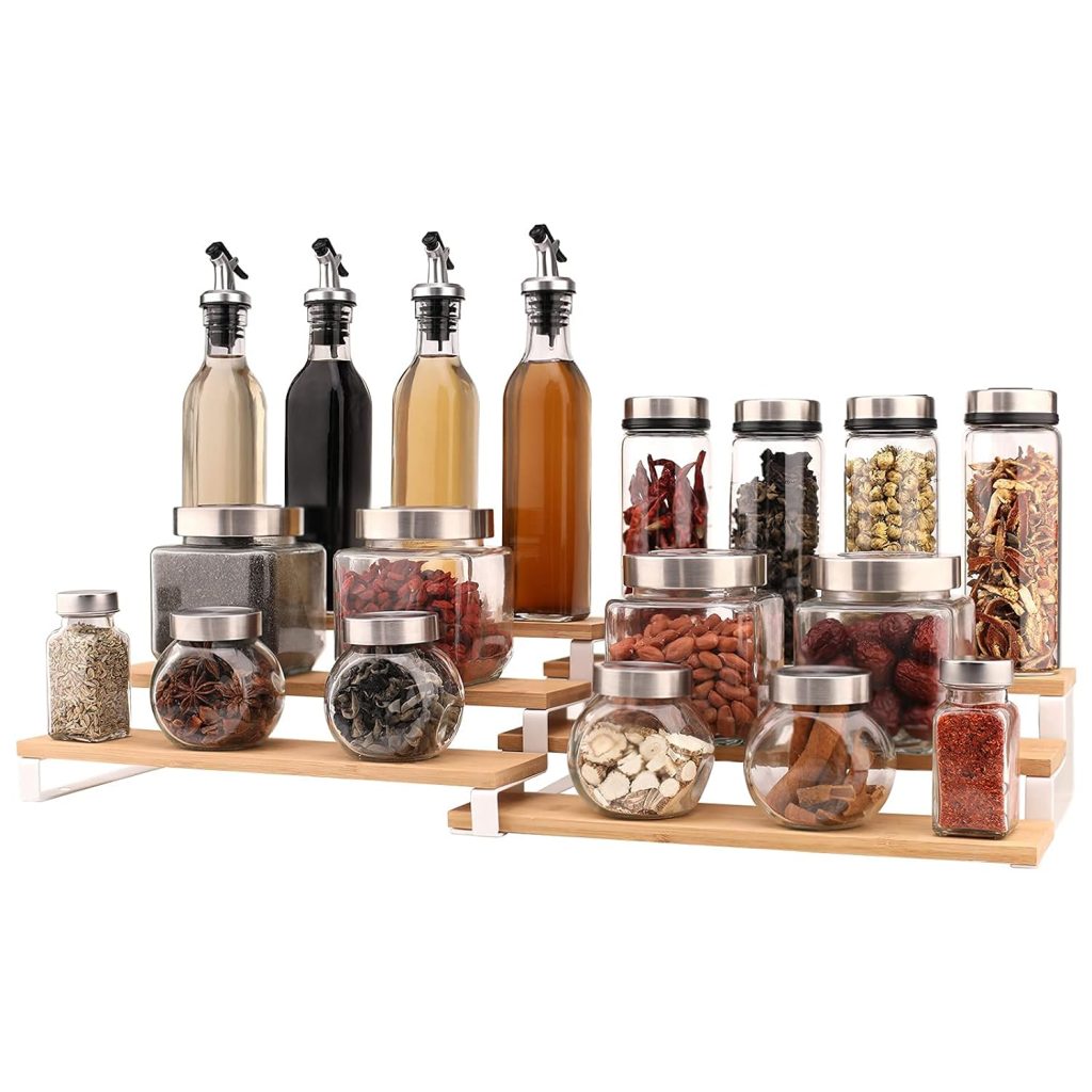 Spice Racks Product 3-Tier Spice Rack For Easy-Access Storage and Maximise Space