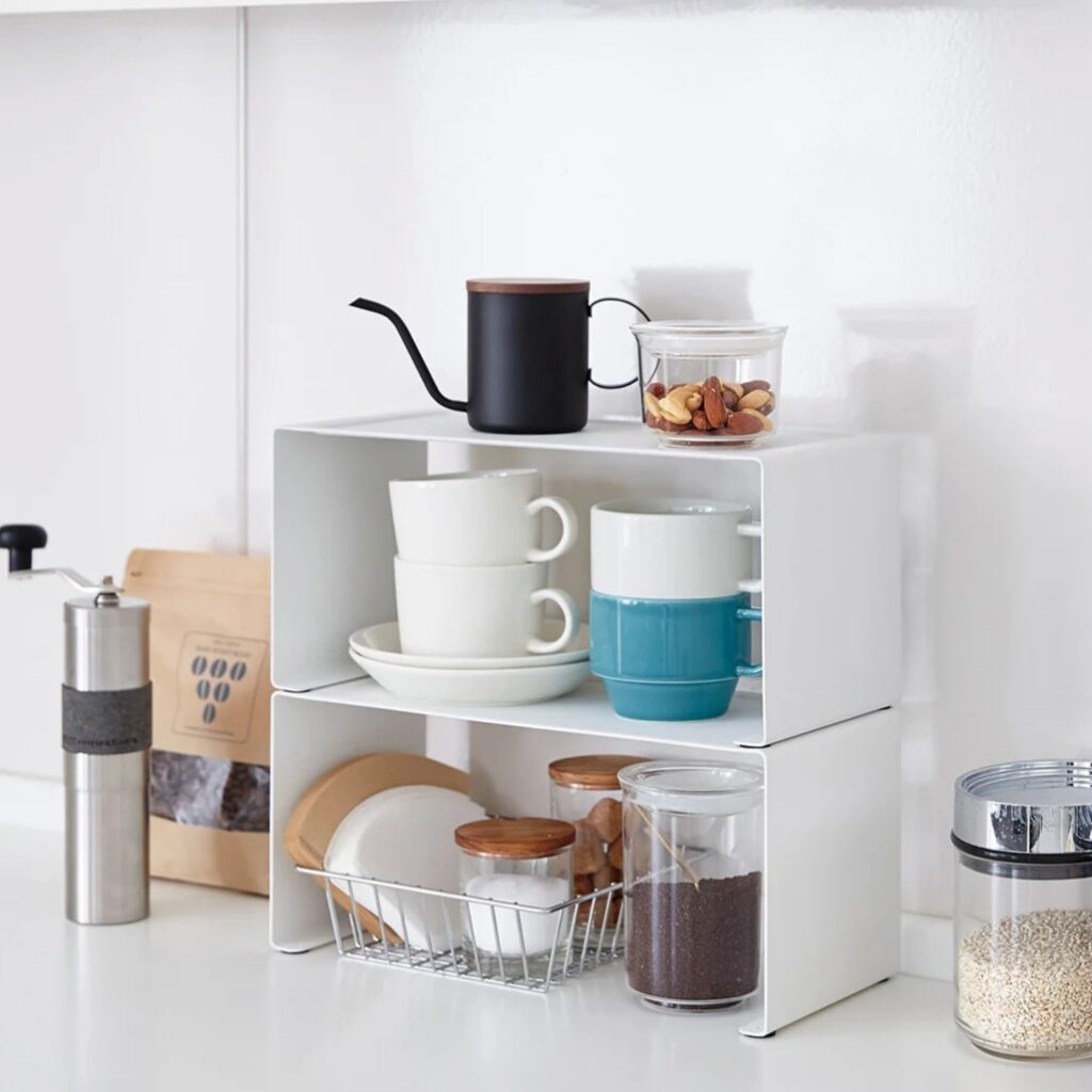 Table Riser Shelf Riser Shelf for Kitchen & Cabinets – Maximize Storage Space!