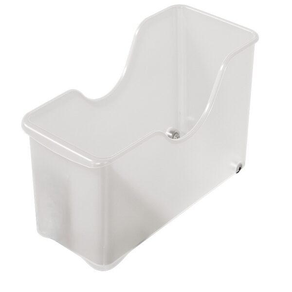 Storage basket with wheels