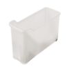Storage basket with wheels
